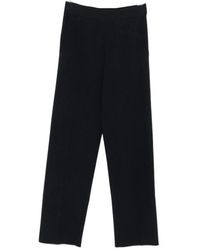 Max Mara - High-Waisted Seamed Broeken - Lyst