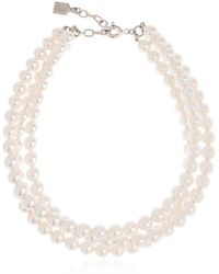 Balenciaga - Pearl 3-Row Choker - Lyst