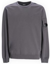 C.P. Company - Leichter Fleece Rundhalspullover - Lyst