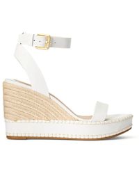 Ralph Lauren - Weiße sandalen für frauen - Lyst