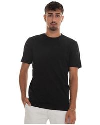 BOSS - T-shirt girocollo a maniche corte con design astratto - Lyst