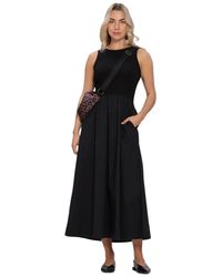 Notre-v - Nv-Hanne Midi Jurk - Lyst