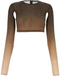 ANDREA ADAMO - Long Sleeve T-Shirts - Lyst