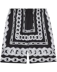 Versace - Korte Broeken ,Zwart ,Stijlvolle Bermuda Shorts - Lyst