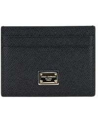 Dolce & Gabbana - Black Calf Leather Bos Taurus Wallet - Lyst