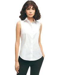 Brooks Brothers - Sleeveless Tops - Lyst