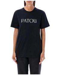Patou - Weiße Logo Tee Für Frauen - Lyst