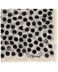 Moschino - Schal Mit Polka Dot-Muster - Lyst
