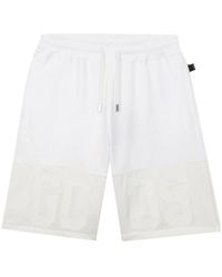 Gcds - Korte Broeken ,Wit ,Katoen Sport Shorts - Lyst