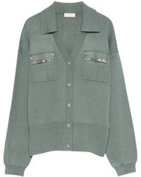 Liu Jo - Truien & Vesten ,Groen ,Cardigan - Lyst