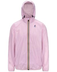 K-Way - Jassen ,Roze ,Nylon Claude Jas - Lyst
