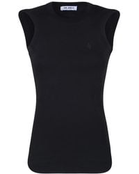 The Attico - Schwarzes Reese Tank Top - Lyst