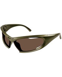 Balenciaga - Grüne sonnenbrille für den täglichen gebrauch - Lyst