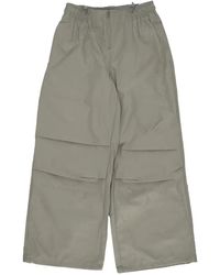Nike - Fitness ,Grijs ,Polyester Rode Mid-Rise Sportkleding Broek Waterafstotend - Lyst