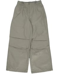 Nike - Fitness ,Grijs ,Polyester Rode Mid-Rise Sportkleding Broek Waterafstotend - Lyst