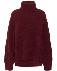 Gestuz - Bloedrode Rollneck Sweater - Lyst
