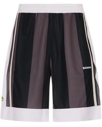 Barrow - Vertical Stripe Mesh Shorts - Lyst