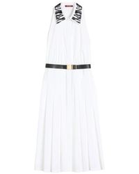 Max Mara - Mouwtjesloze Midi Overhemdjurk - Lyst