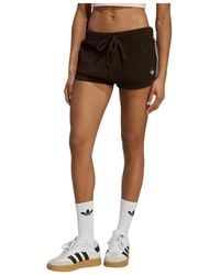 adidas - Gebreide Crochet Shorts - Lyst