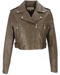 Michael Kors - Leather Jackets - Lyst