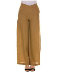 Marella - Pantalones de lino - Lyst