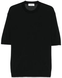 Laneus - T-Shirt Met Ronde Hals - Lyst