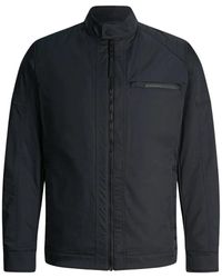 Strellson - Biker-Stil Windbreaker - Lyst