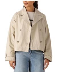 SELECTED - Jassen Korte Trenchcoat Elegant Stijl - Lyst