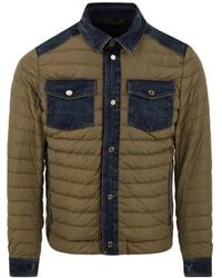 Moorer - Jassen ,Veelkleurig Groene Crespi-04Y Jas - Lyst