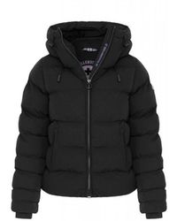 Wellensteyn - Jassen ,Zwart ,Leer Cordoba Korte Jas - Lyst