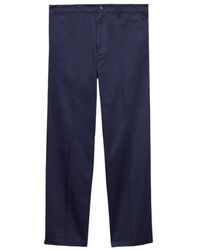 Prada - Broeken ,Blauw ,Katoen Katoenen Chino Broek - Lyst