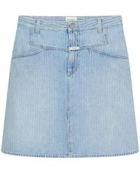 Closed - Denim Skirts - Lyst