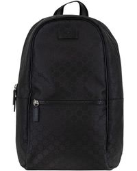 Gucci - Stilvoller rucksack mit lederdetails - Lyst