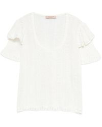 Twinset - Round-Neck Knitwear - Lyst