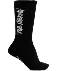 Off-White c/o Virgil Abloh - Sokken Met Logo - Lyst