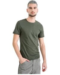 Guess - T-Shirt Met Ronde Hals - Lyst