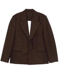 Séfr - Jassen ,Bruin ,Wol Amare Blazer - Lyst
