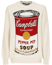 Junya Watanabe - Round-Neck Knitwear - Lyst