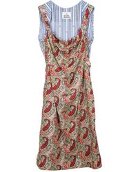 Vivienne Westwood - Kleedjes ,Veelkleurig ,Katoen Storm Jurk - Lyst