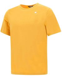 K-Way - Gelbe t-shirts und polos - Lyst