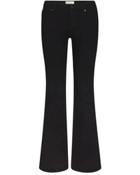 FRAME - Jeans ,Zwart ,Katoen The Flare - Lyst
