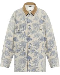 R13 - Jassen ,Katoen Relaxed Chore Jacket - Lyst