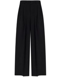 Ami Paris - Nieuwe Wollen High Waist Wide Broek - Lyst