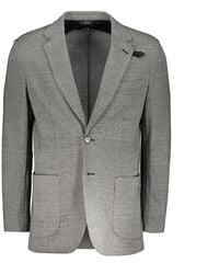 Brioni - Kaschmir leinen seide leder jacke - Lyst