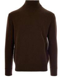 Paolo Pecora - Truien & Vesten ,Bruin ,Wol Coltruien - Lyst