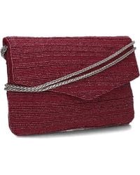 Becksöndergaard - Rote Schultertasche Mit Steinen - Lyst