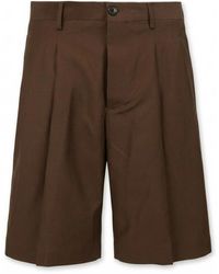 Laneus - Pleated Shorts - Lyst