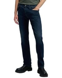 Replay - Jeans ,Blauw ,Katoen Grover Straight-Fit Jeans - Lyst