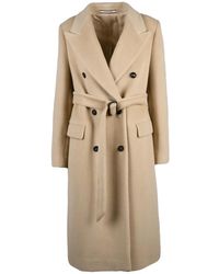 Tagliatore - Jassen ,Wol Double-Breasted Coat - Lyst