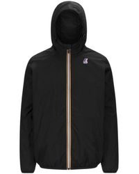 K-Way - Jassen ,Zwart ,Polyester Lichtgewicht Jas - Lyst